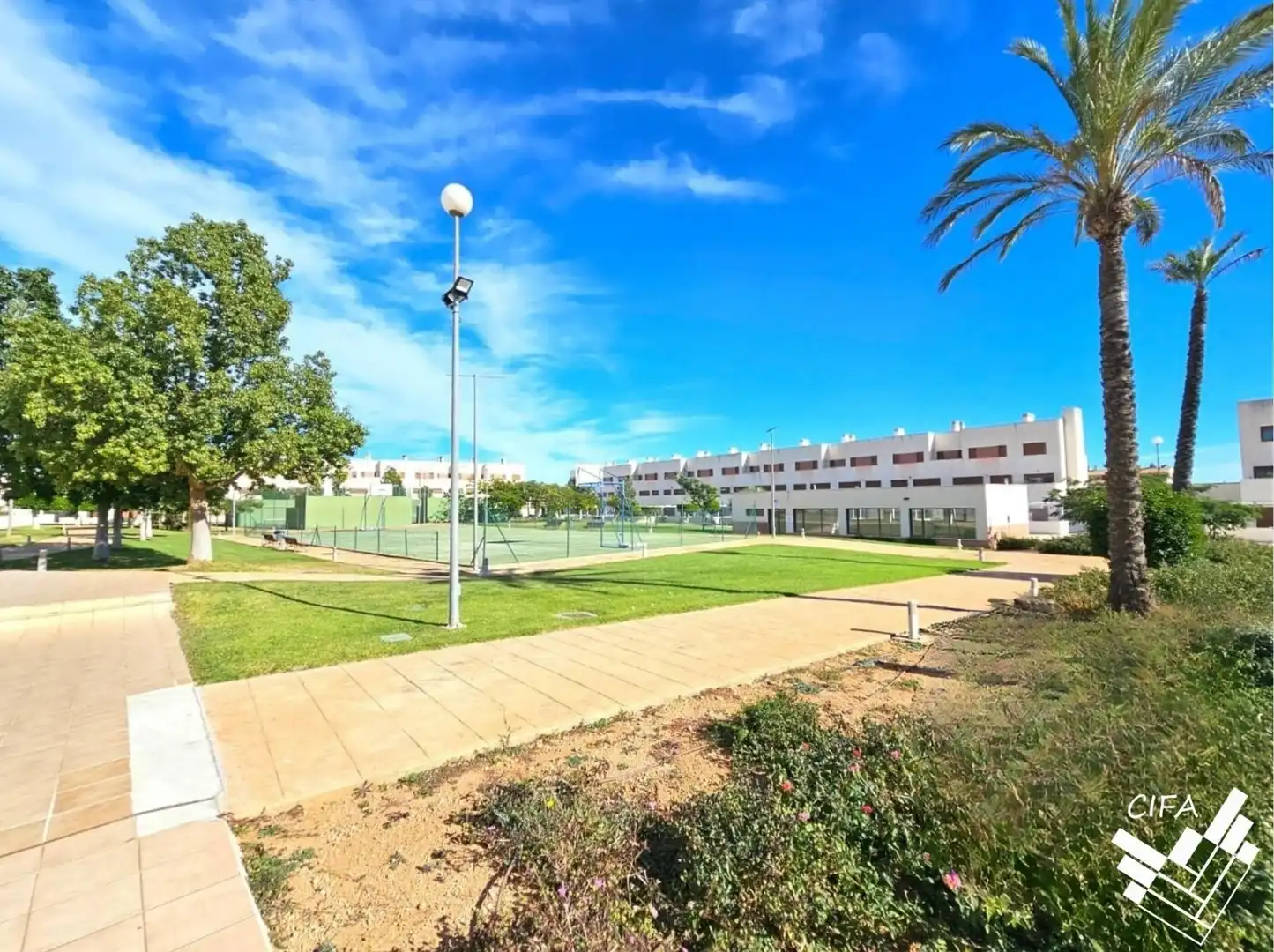 Vista exterior de Apartament en venda en San Jorge / Sant Jordi amb Aire condicionat, Calefacció i Jardí privat