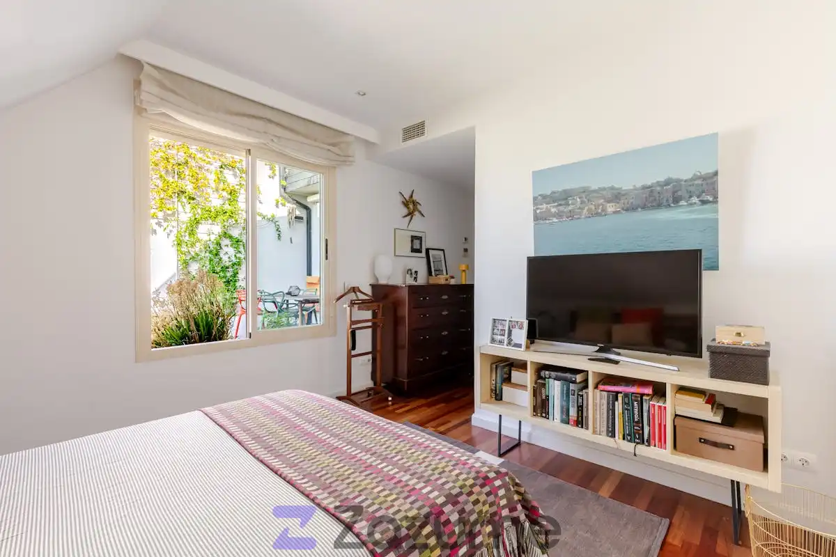 Bedroom of Flat for rent in Pozuelo de Alarcón  with Air Conditioner, Heating and Parquet flooring