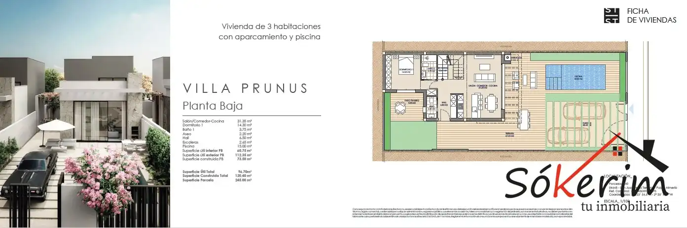 Haus mit Pool zum Verkauf in San Juan de los Terreros, imagen 33