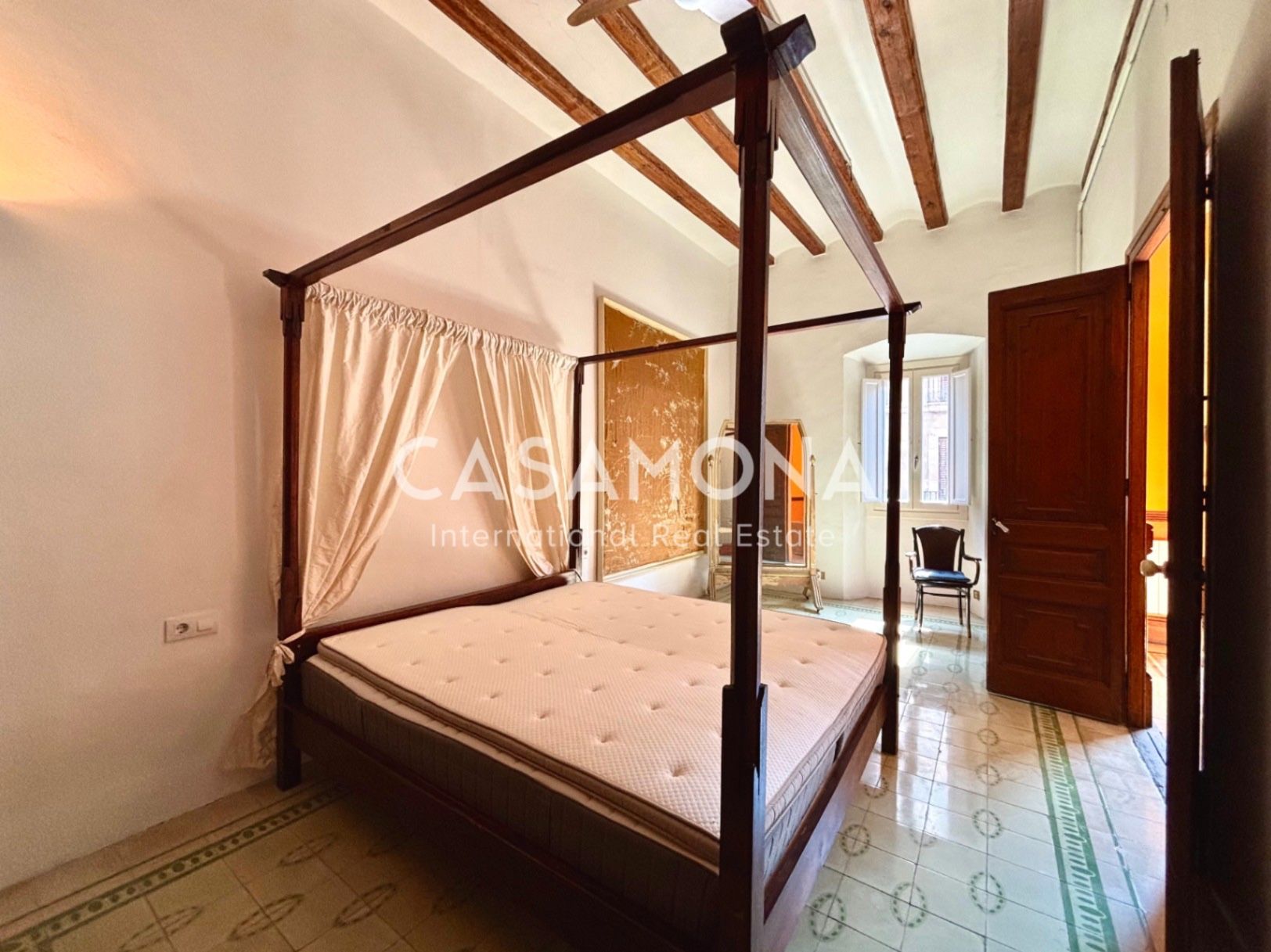 Habitación de Apartamento de alquiler en  Barcelona Capital con Terraza, Amueblado y Balcón