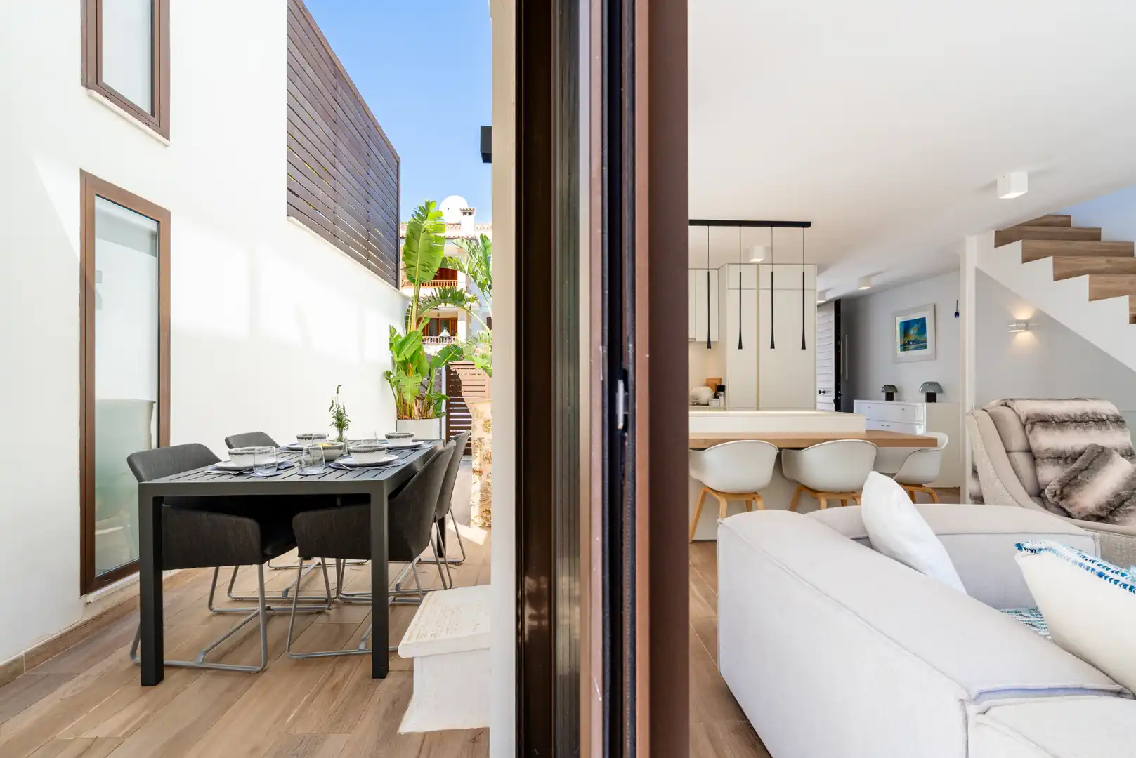 Terrace of Detached homes for sale in Pollença  with Air Conditioner, Private garden and Terrace