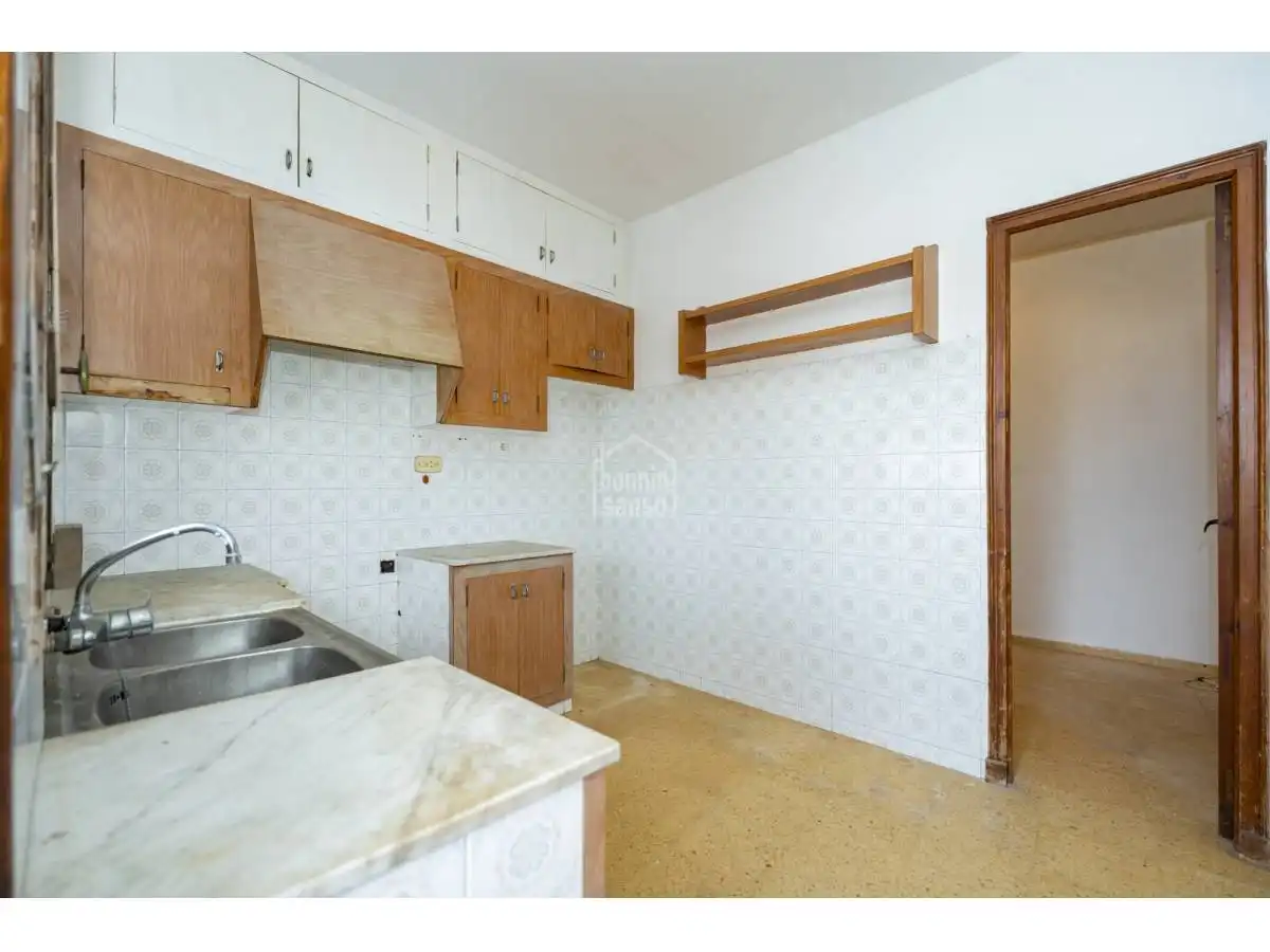 Cuina de Apartament en venda en Maó - Mahón amb Terrassa