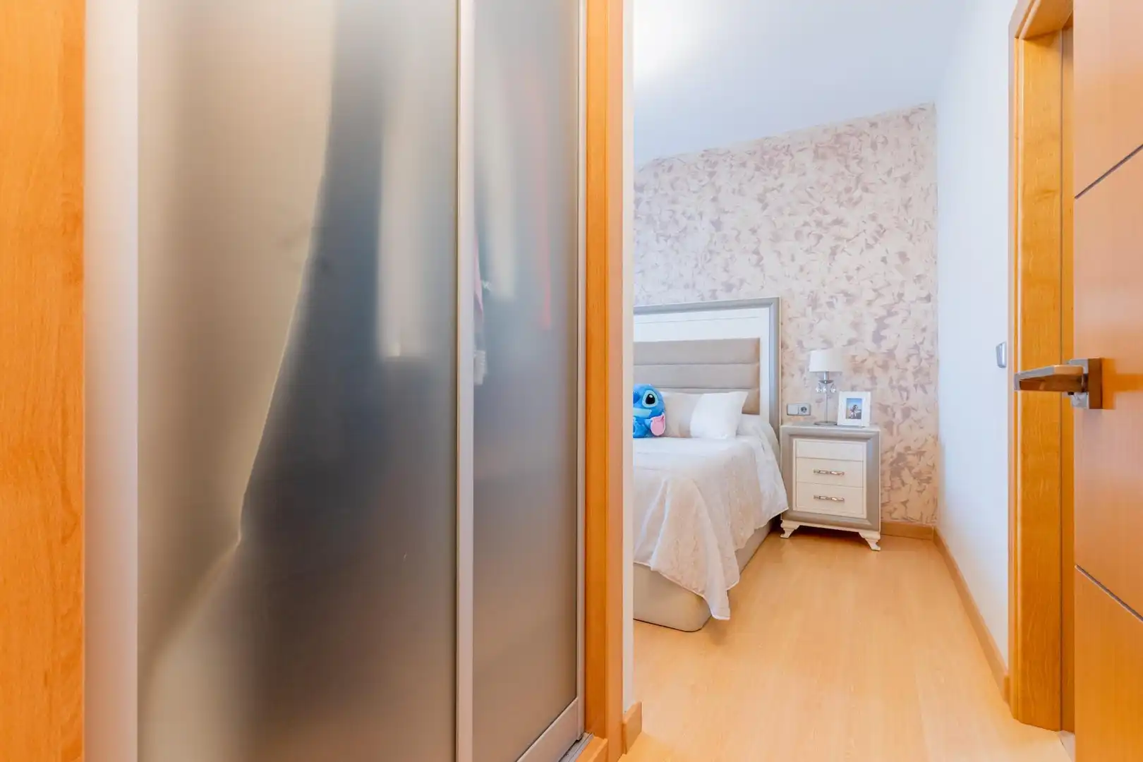 Bedroom of Flat for sale in El Ejido  with Air Conditioner and Community pool
