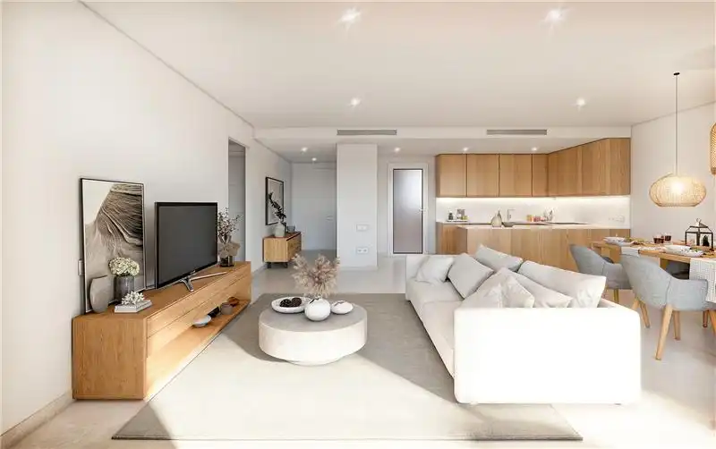 Living room of Flat for sale in Capdepera  with Air Conditioner, Terrace and Community pool