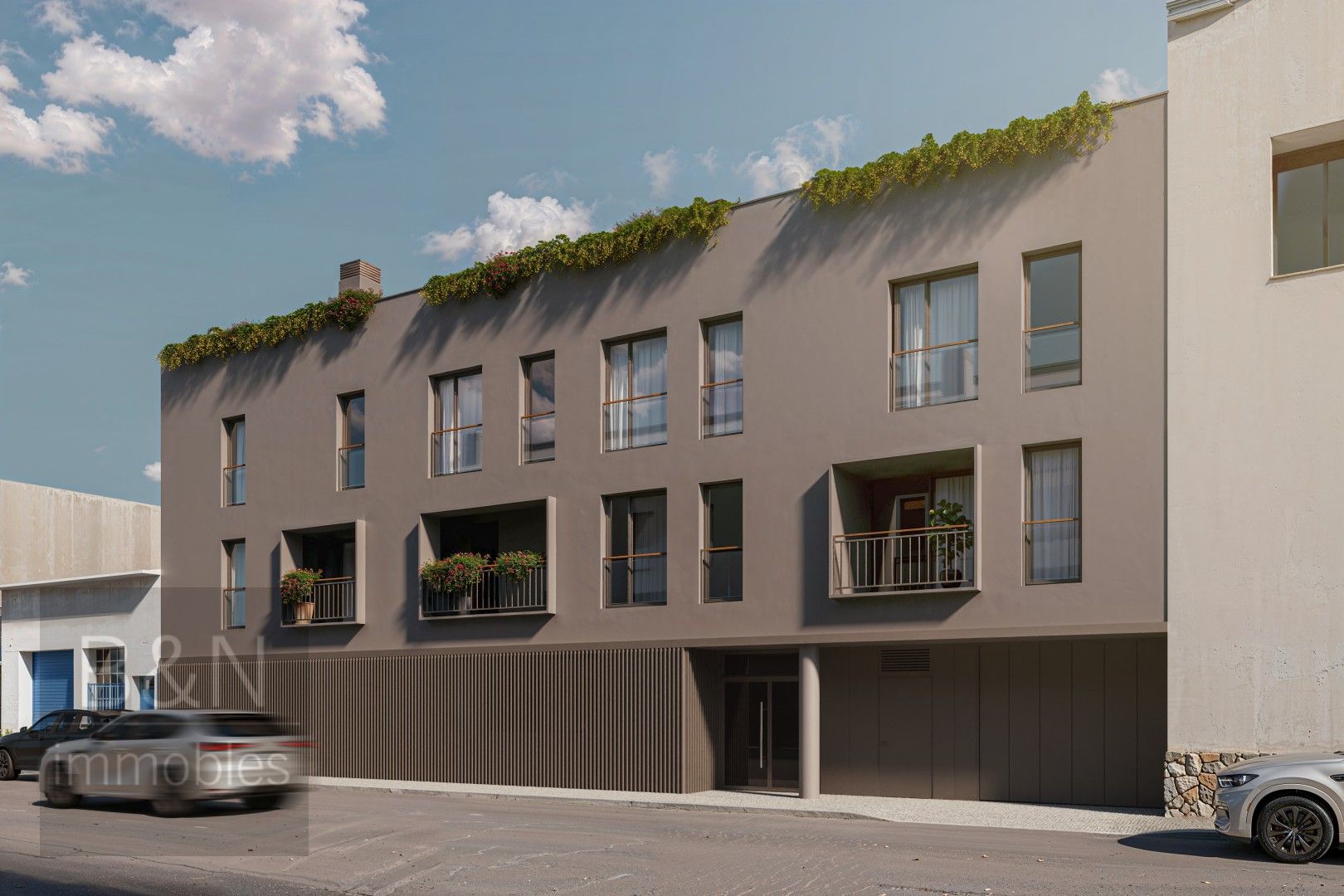 Vista exterior de Dúplex en venta en Terrassa con Terraza y Piscina