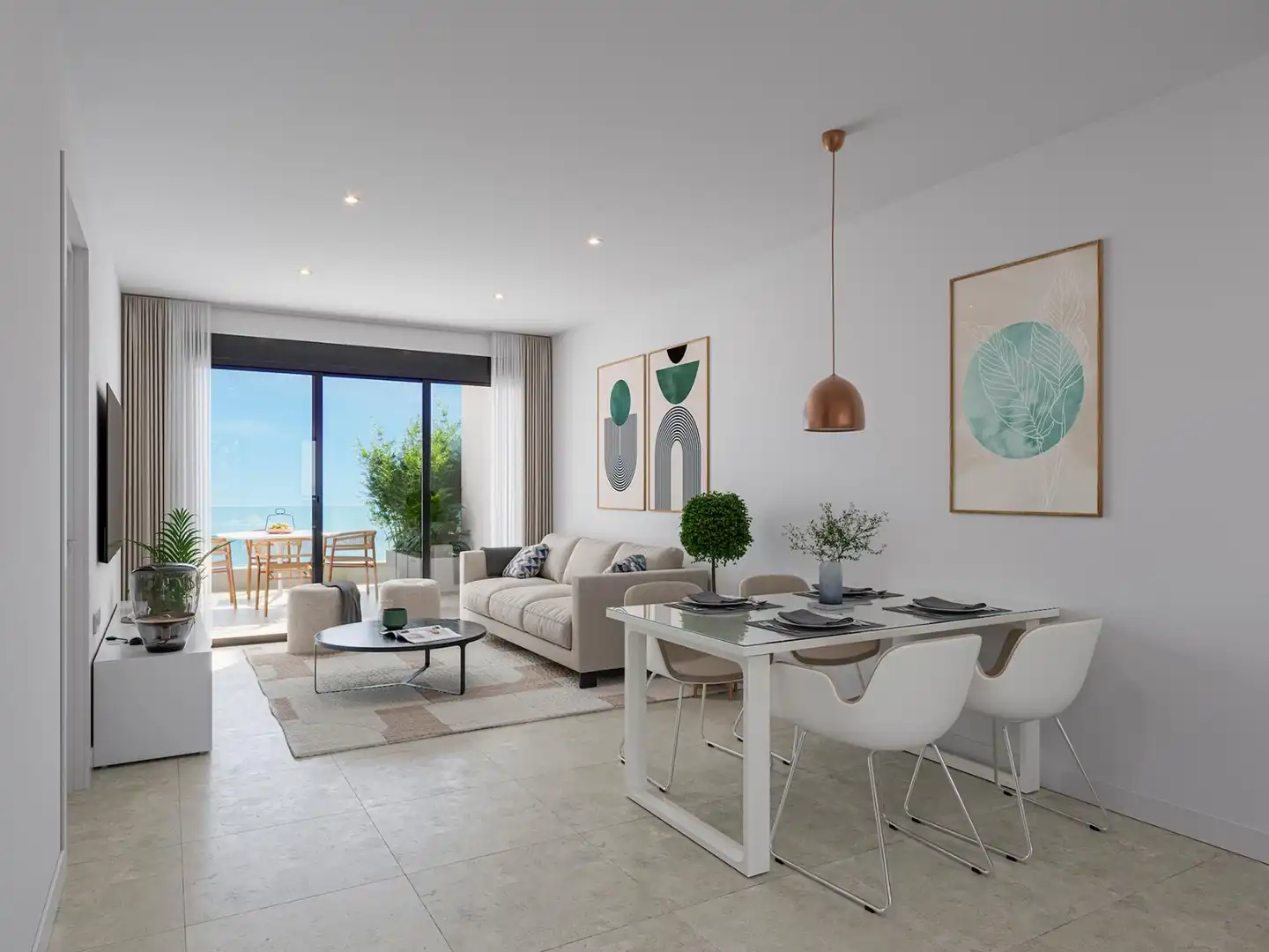 Apartamento con piscina en venta en Los Narejos - Punta Calera, imagen 4
