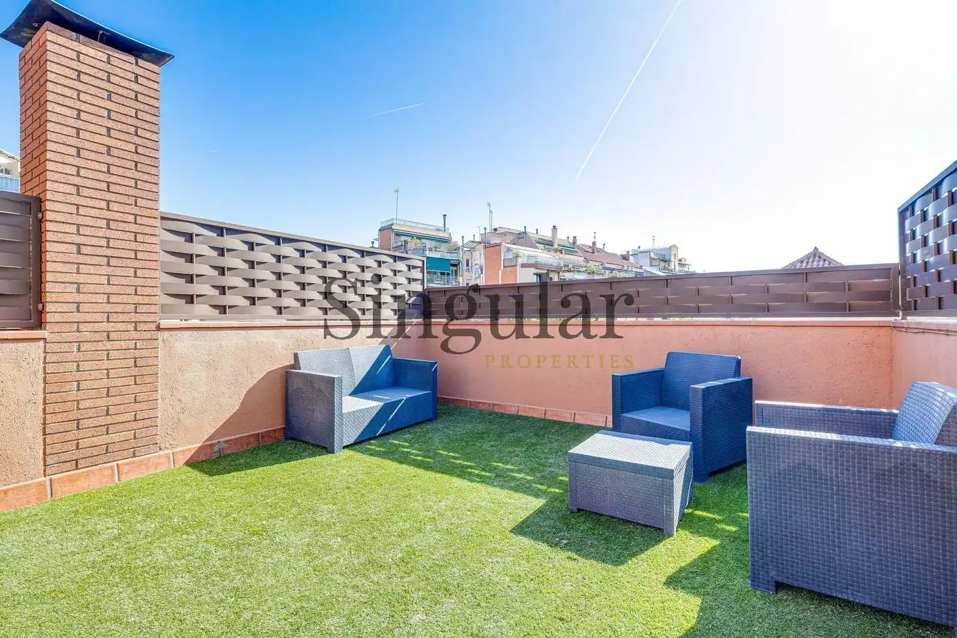 Terraza de Casa adosada en venta en Barcelona con Aire acondicionado, Calefacción y Terraza