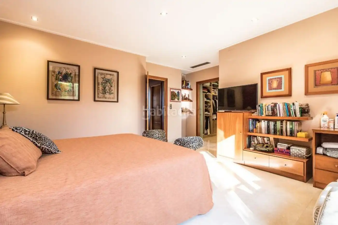 Bedroom of Houses for sale in L'Alcúdia  with Air Conditioner, Private garden and Parquet flooring