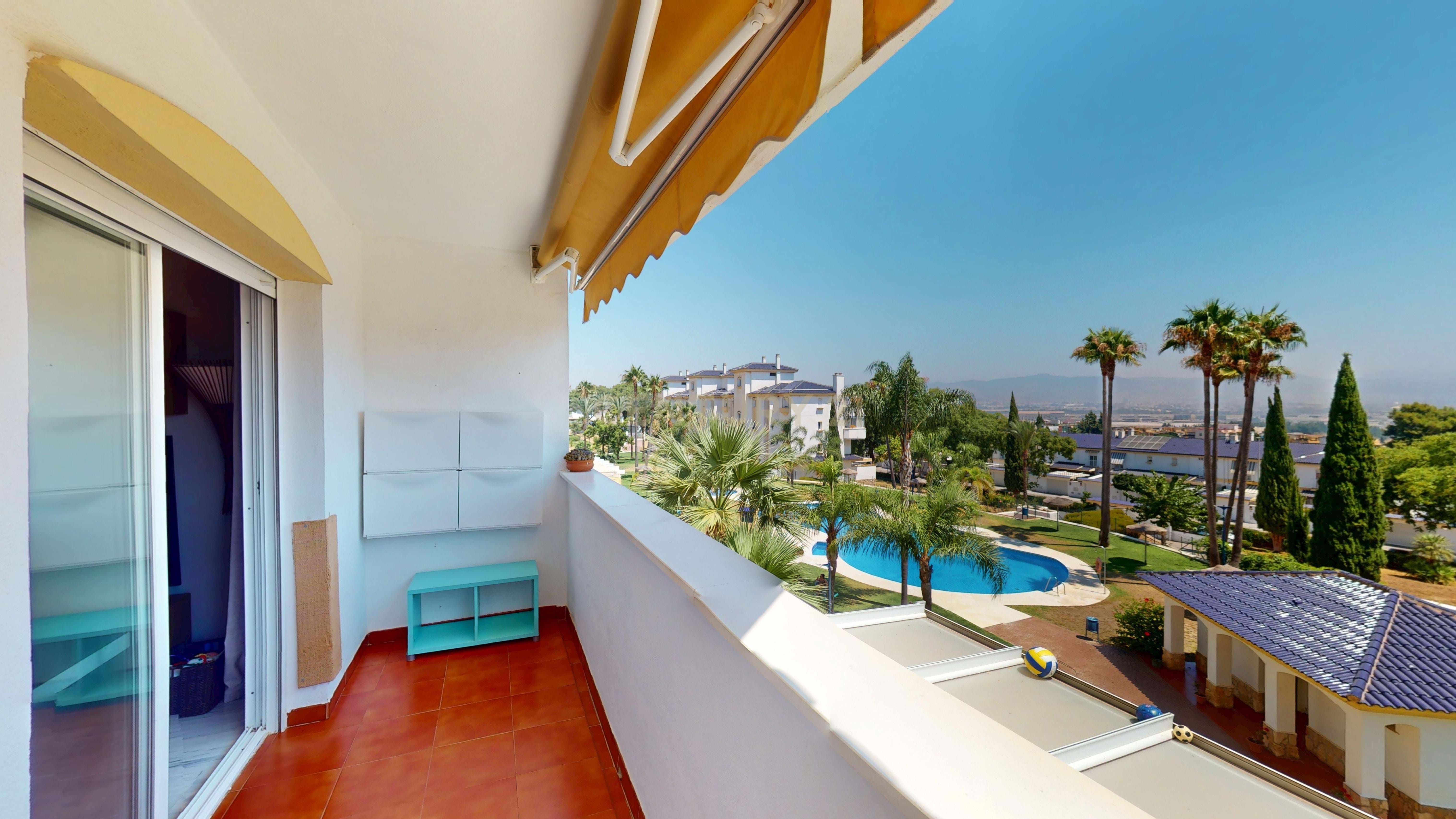 Bedroom of Flat for sale in Málaga Capital  with Air Conditioner, Terrace and Swimming Pool