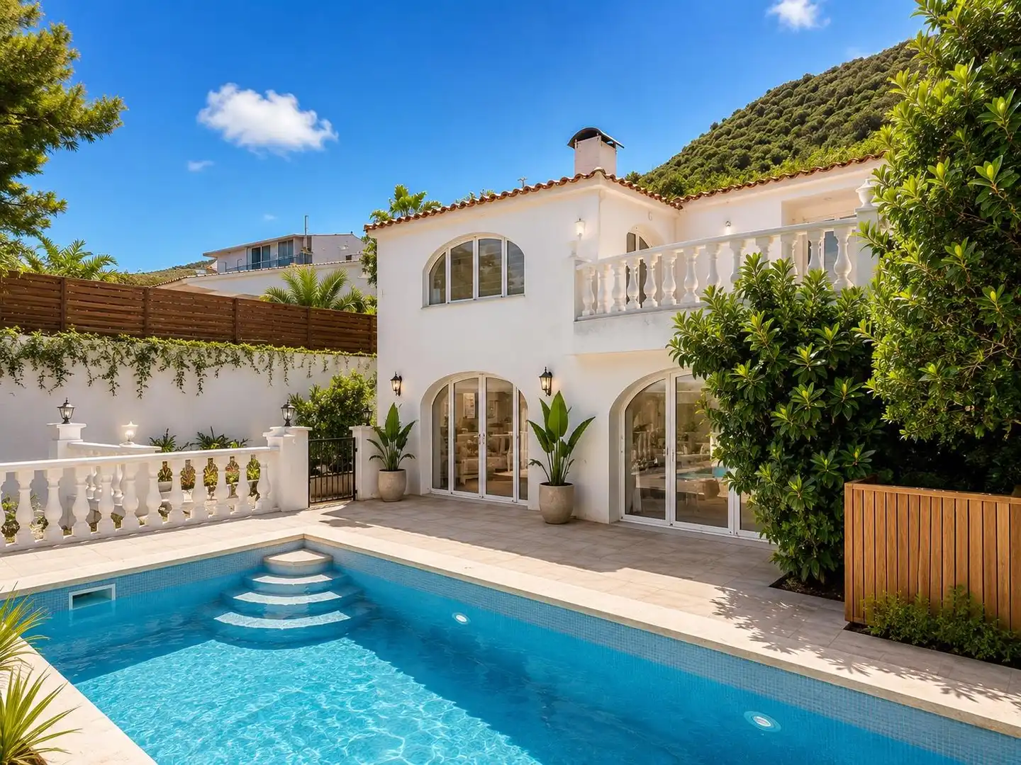 Vista exterior de Casa o xalet en venda en Llançà amb Piscina comunitària