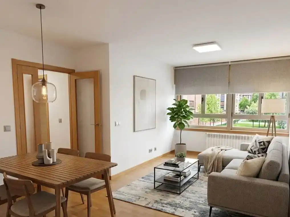 Sala d'estar de Pis en venda en Arteixo amb Parquet i Traster