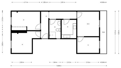 Foto 5 de Piso de alquiler en Sant Antoni,  Valencia Capital