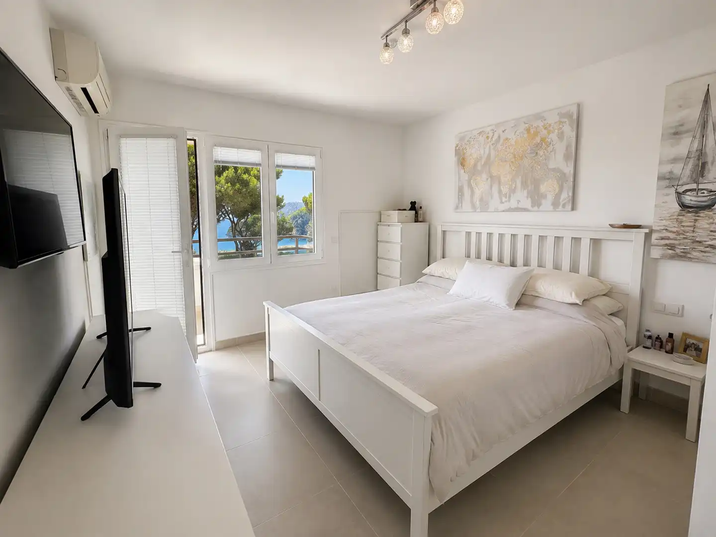 Bedroom of Detached homes for rent in Calvià  with Air Conditioner, Terrace and Furnished