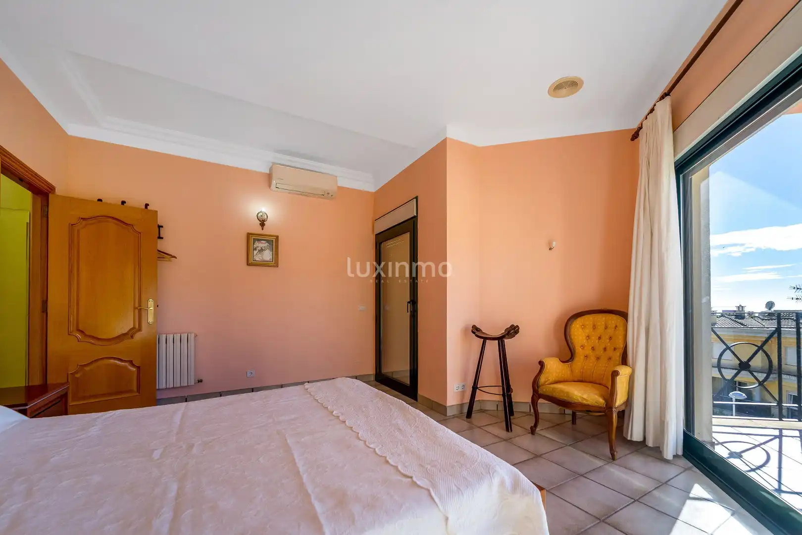 Bedroom of Houses for sale in Calpe / Calp  with Air Conditioner, Heating and Terrace