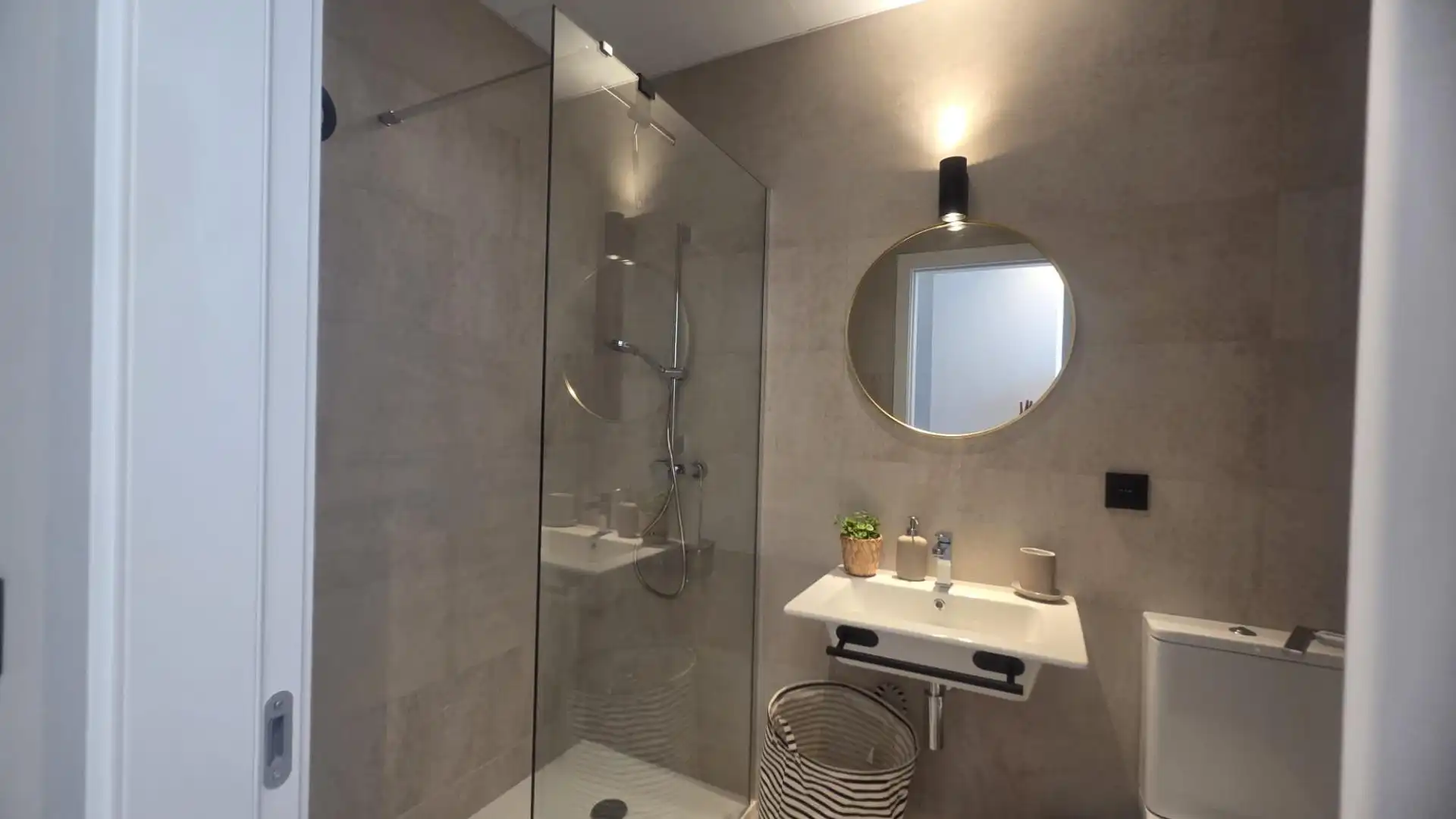Baño de Piso de alquiler en Jerez de la Frontera con Aire acondicionado, Calefacción y Terraza