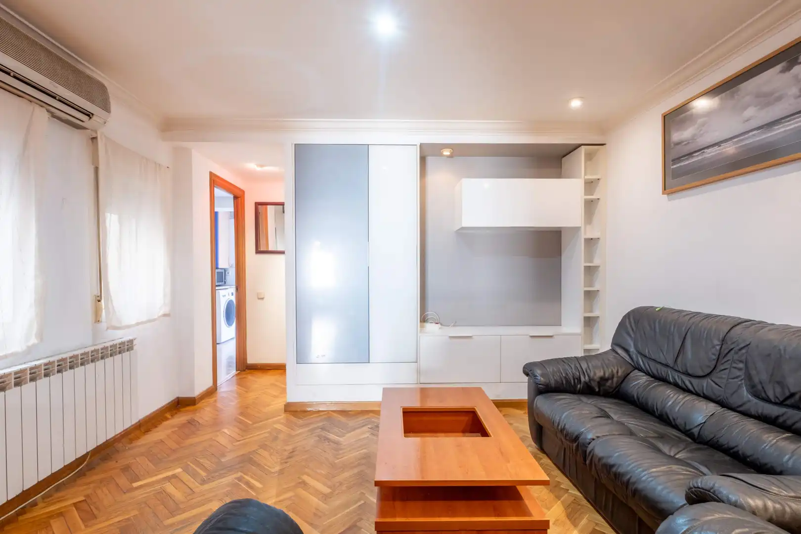 Sala d'estar de Pis en venda en Zaragoza amb Aire condicionat, Calefacció i Parquet