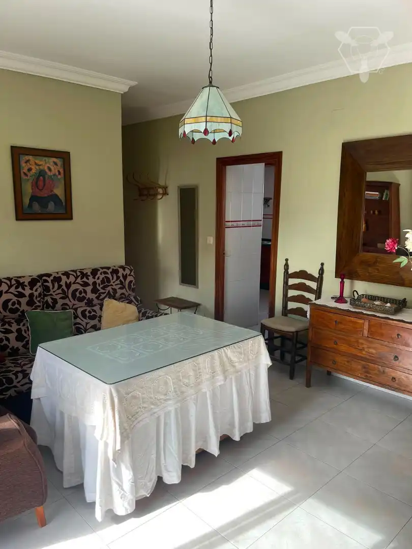 Dining room of Flat for sale in Huelva  with Terrace and Furnished