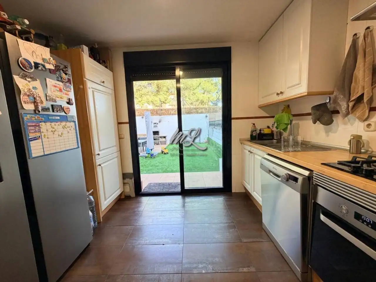 Cocina de Casa adosada en venta en Santa Cruz del Retamar con Aire acondicionado, Calefacción y Jardín privado