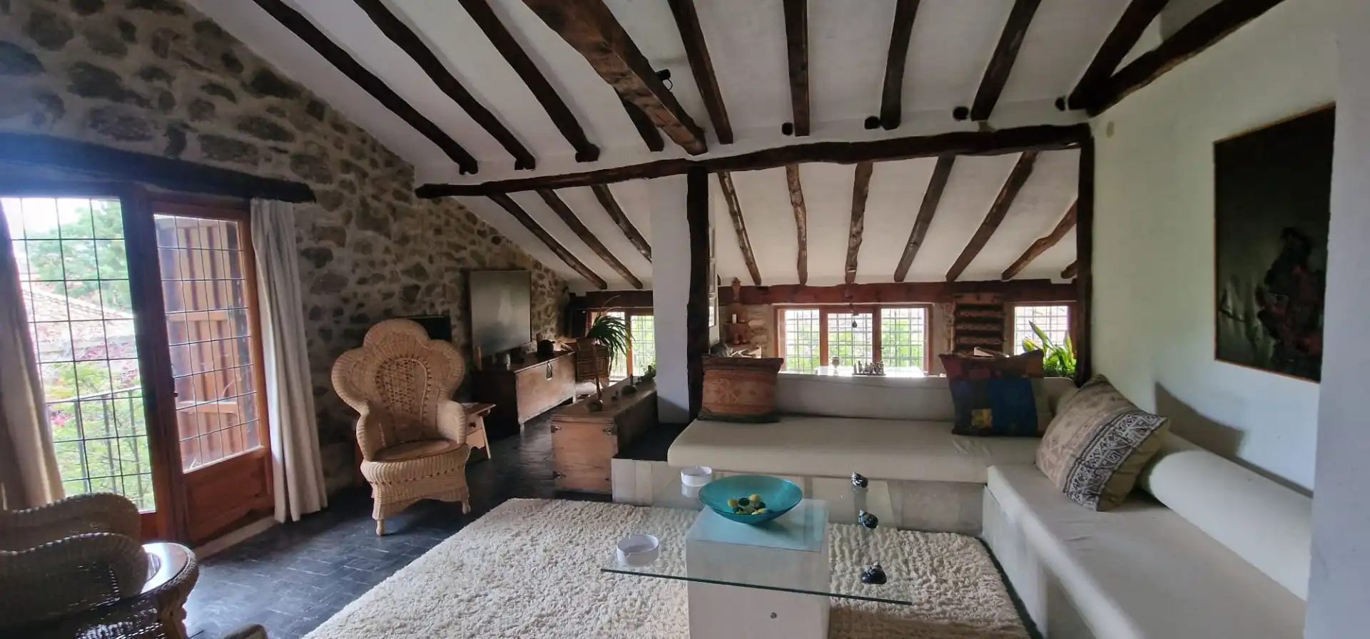Sala d'estar de Casa o xalet en venda en Sotosalbos