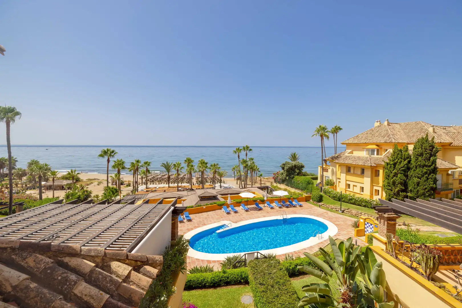 Garten von Dachboden zum Verkauf in Marbella mit Klimaanlage, Heizung und Terrasse