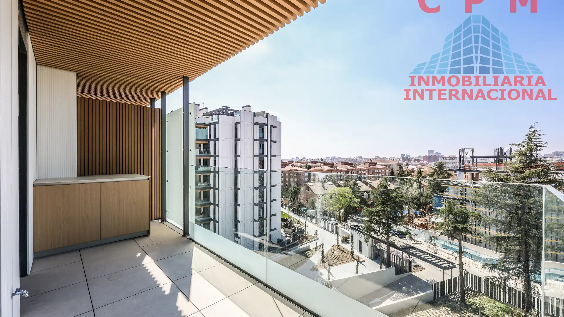 Terrace of Flat for rent in  Madrid Capital  with Air Conditioner, Heating and Parquet flooring