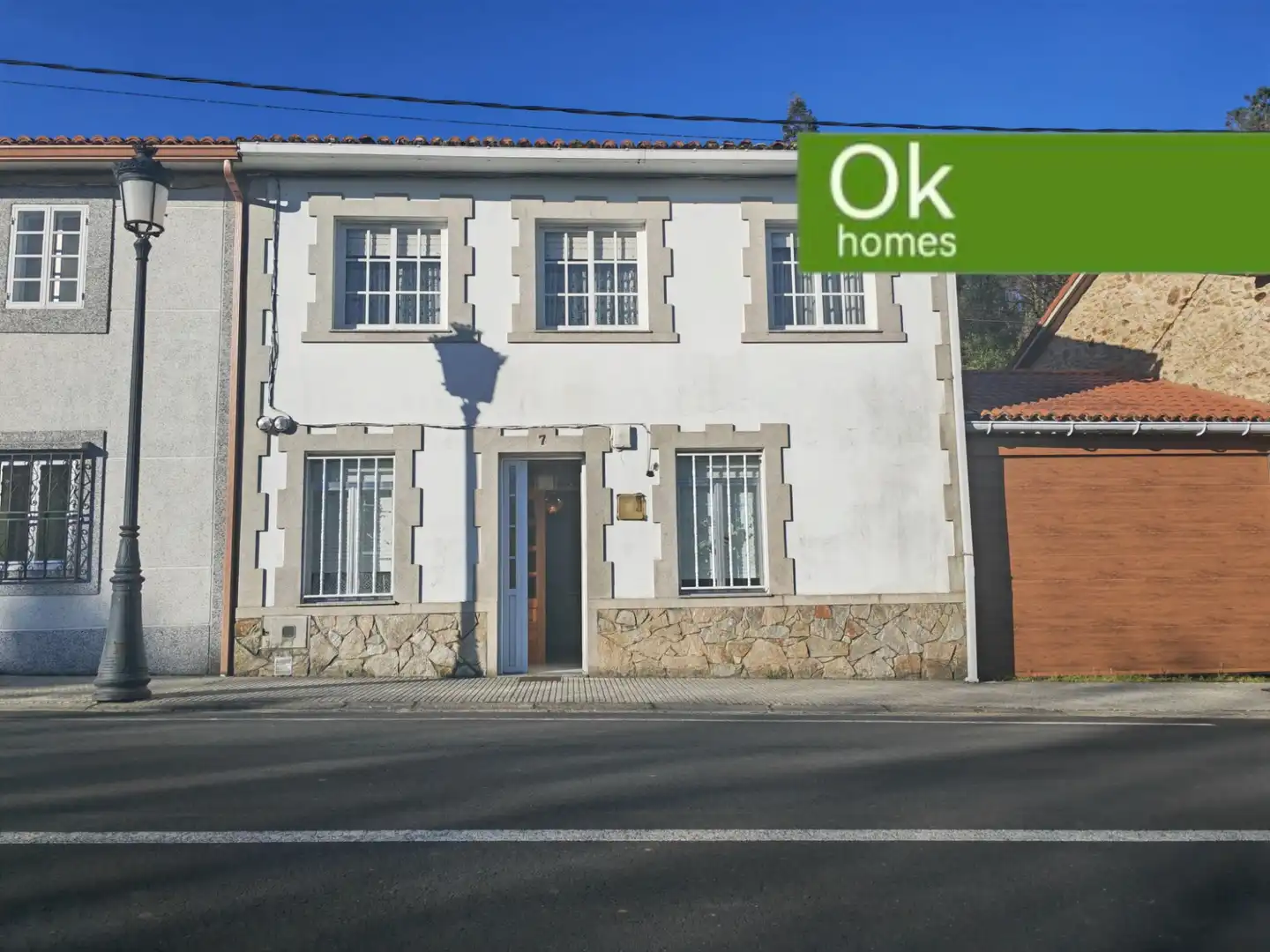 Vista exterior de Casa adosada en venta en Vilasantar con Calefacción, Jardín privado y Parquet