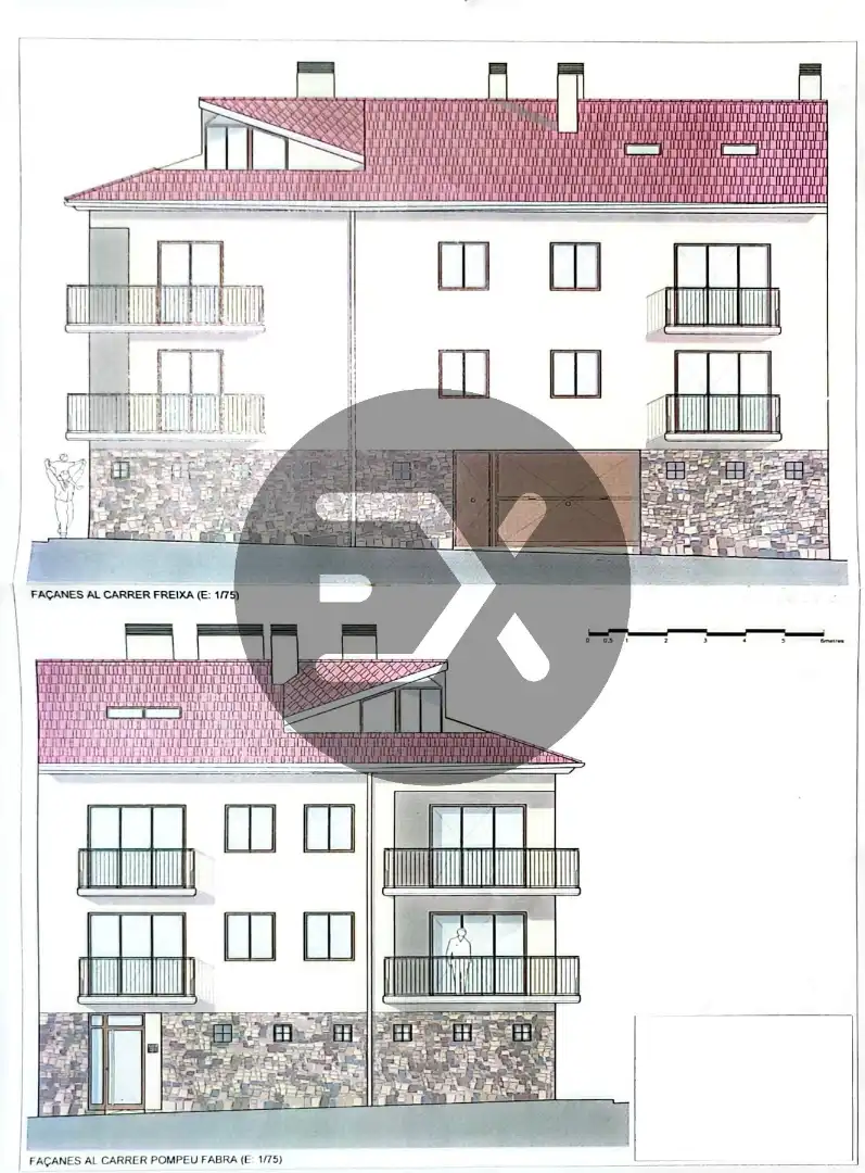 Vista exterior de Dúplex en venda en Sant Pau de Segúries amb Parquet, Traster i Balcó