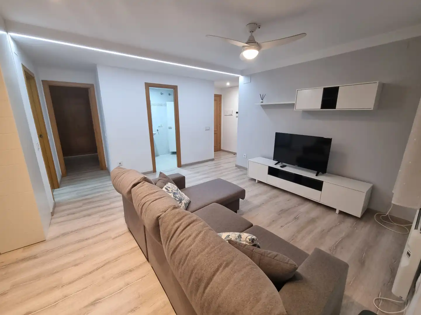 Living room of Flat for rent in Vila-real  with Furnished and Balcony