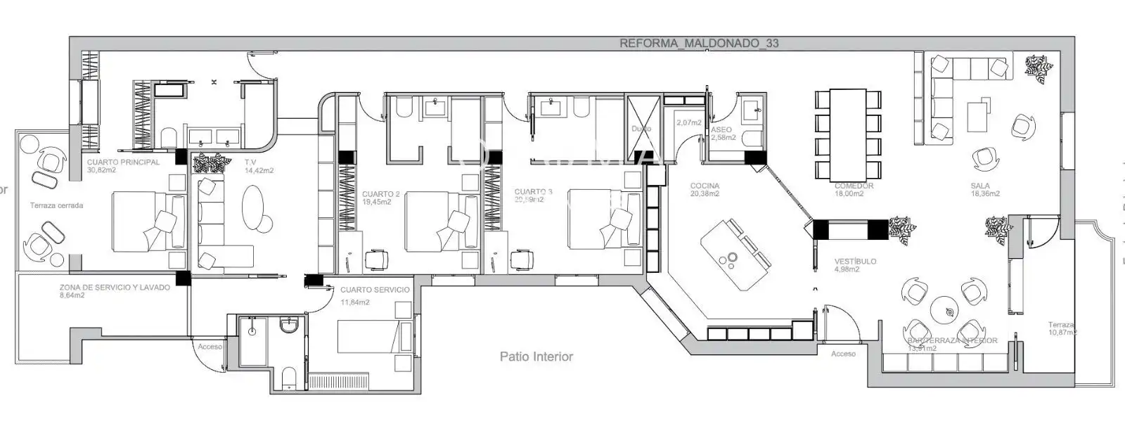 Flat with lift for sale in Maldonado, imagen 73
