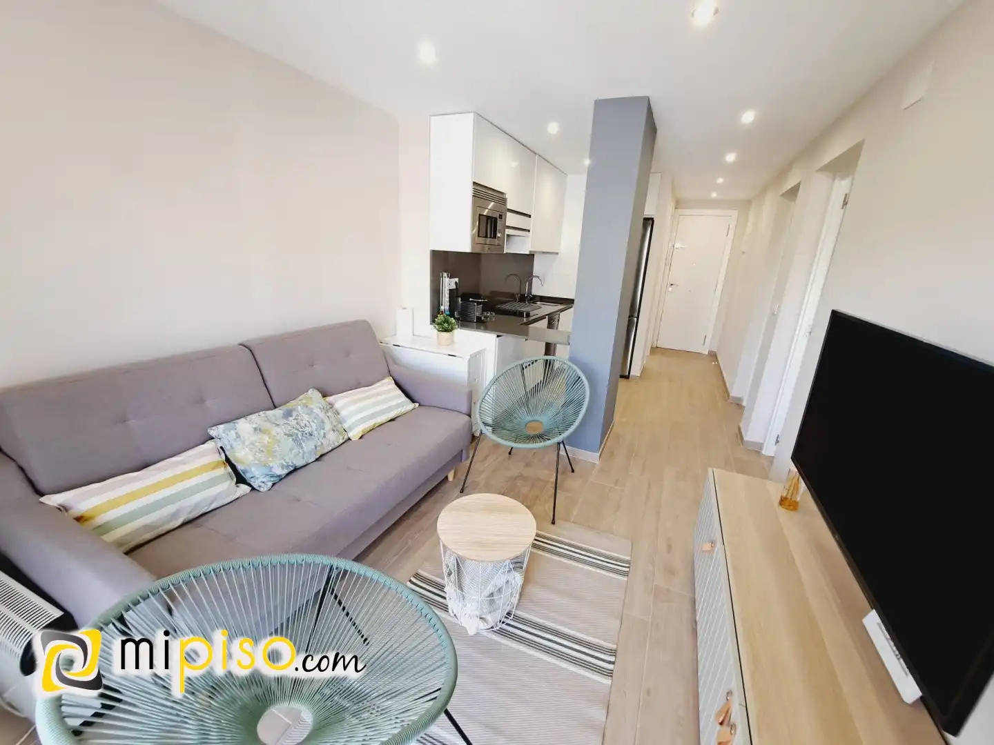 Wohnzimmer von Wohnung zur Miete in Laredo mit Terrasse und Möbliert