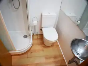 Badezimmer von Maisonette zur Miete in Torredembarra mit Klimaanlage, Heizung und Terrasse