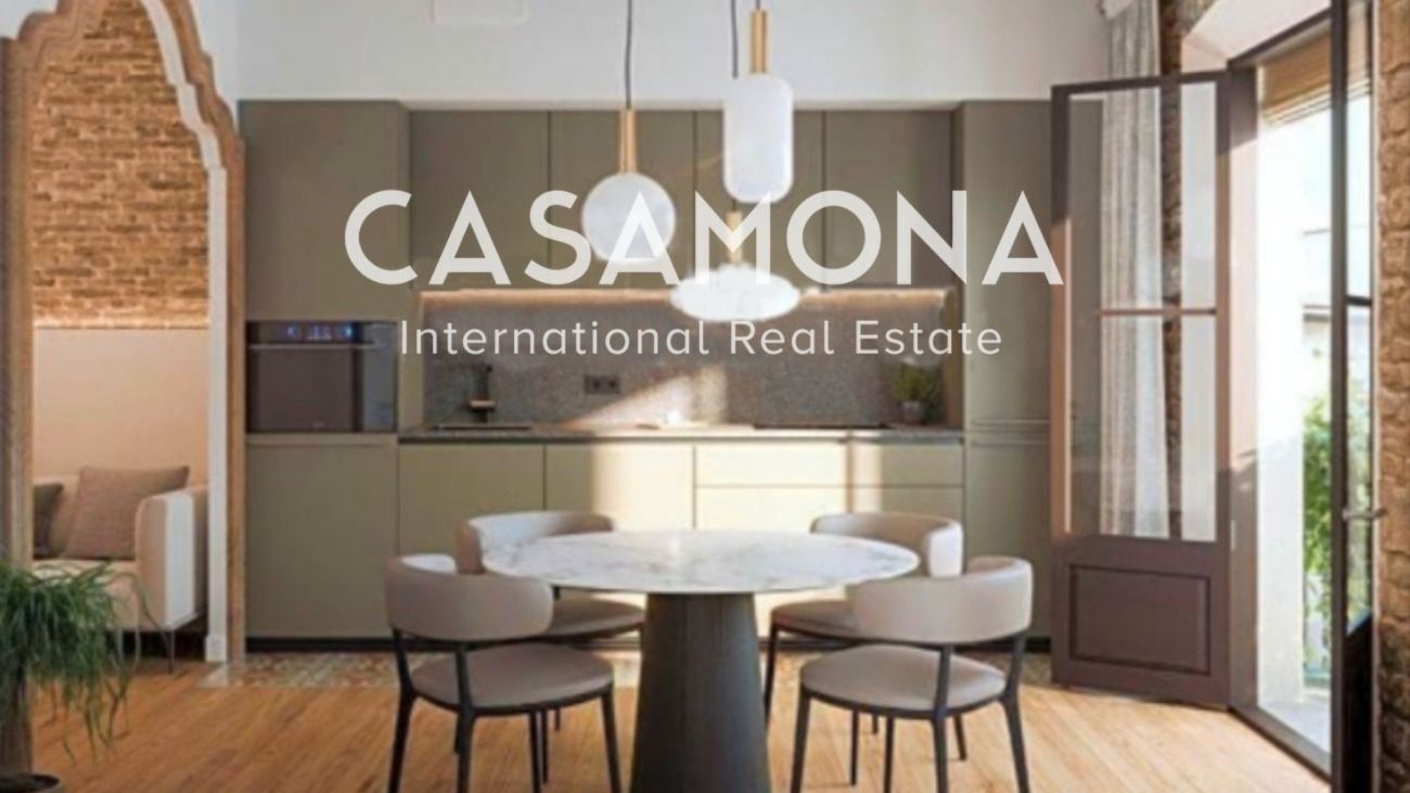 Vista exterior de Apartament en venda en  Barcelona Capital amb Aire condicionat, Terrassa i Balcó