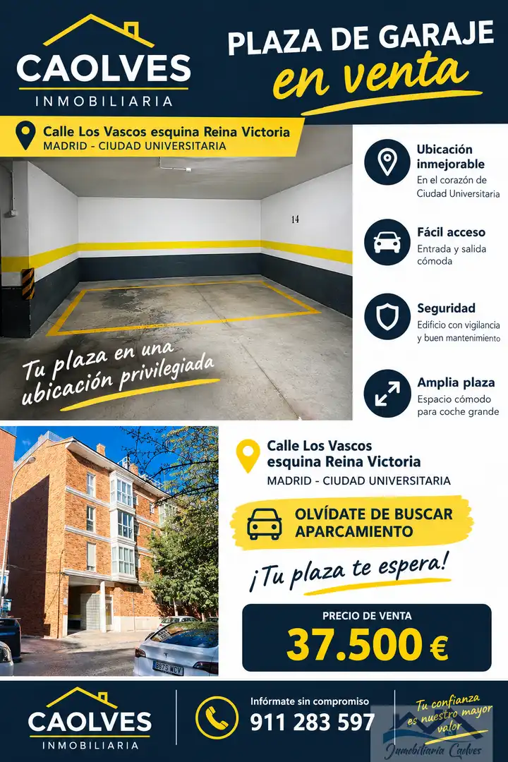 Parking de Garaje en venta en Casco Antiguo