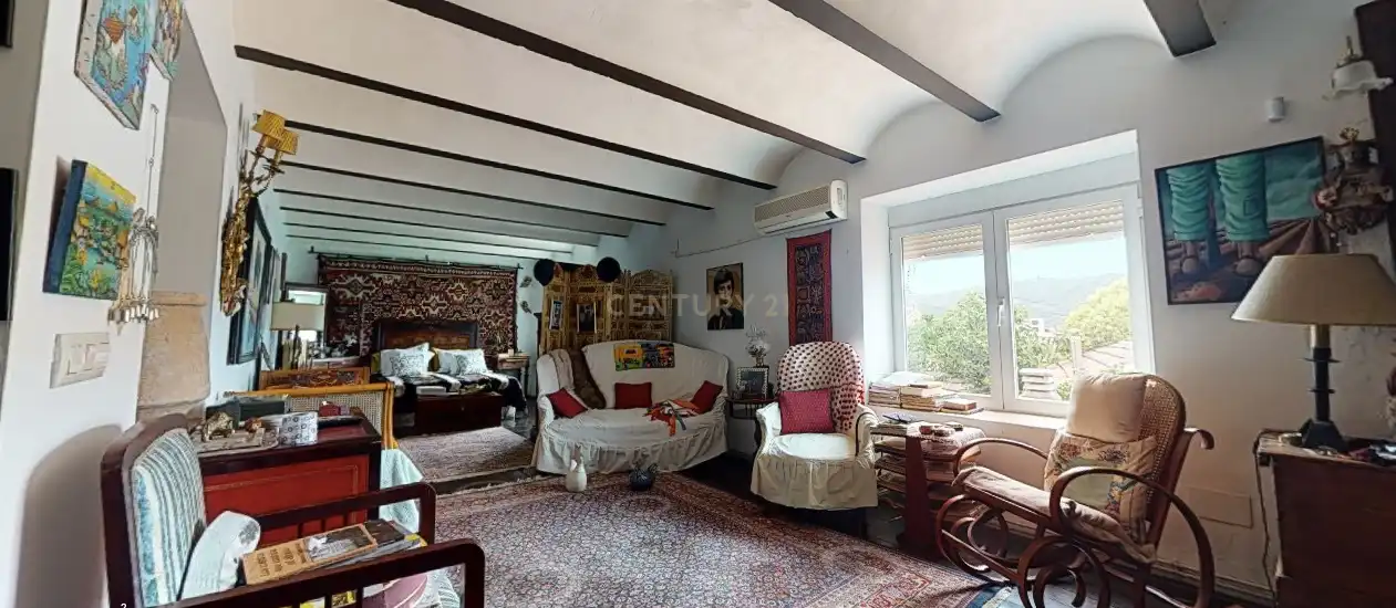 Living room of Houses for sale in Piedrabuena  with Air Conditioner, Private garden and Storage room