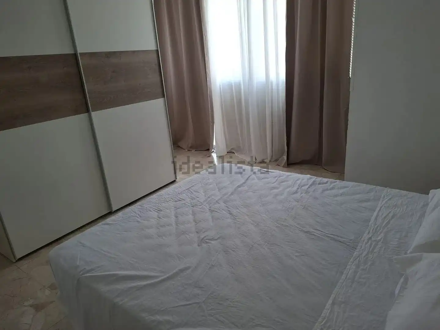 Schlafzimmer von Wohnung zur Miete in Málaga mit Klimaanlage, Möbliert und Ofen