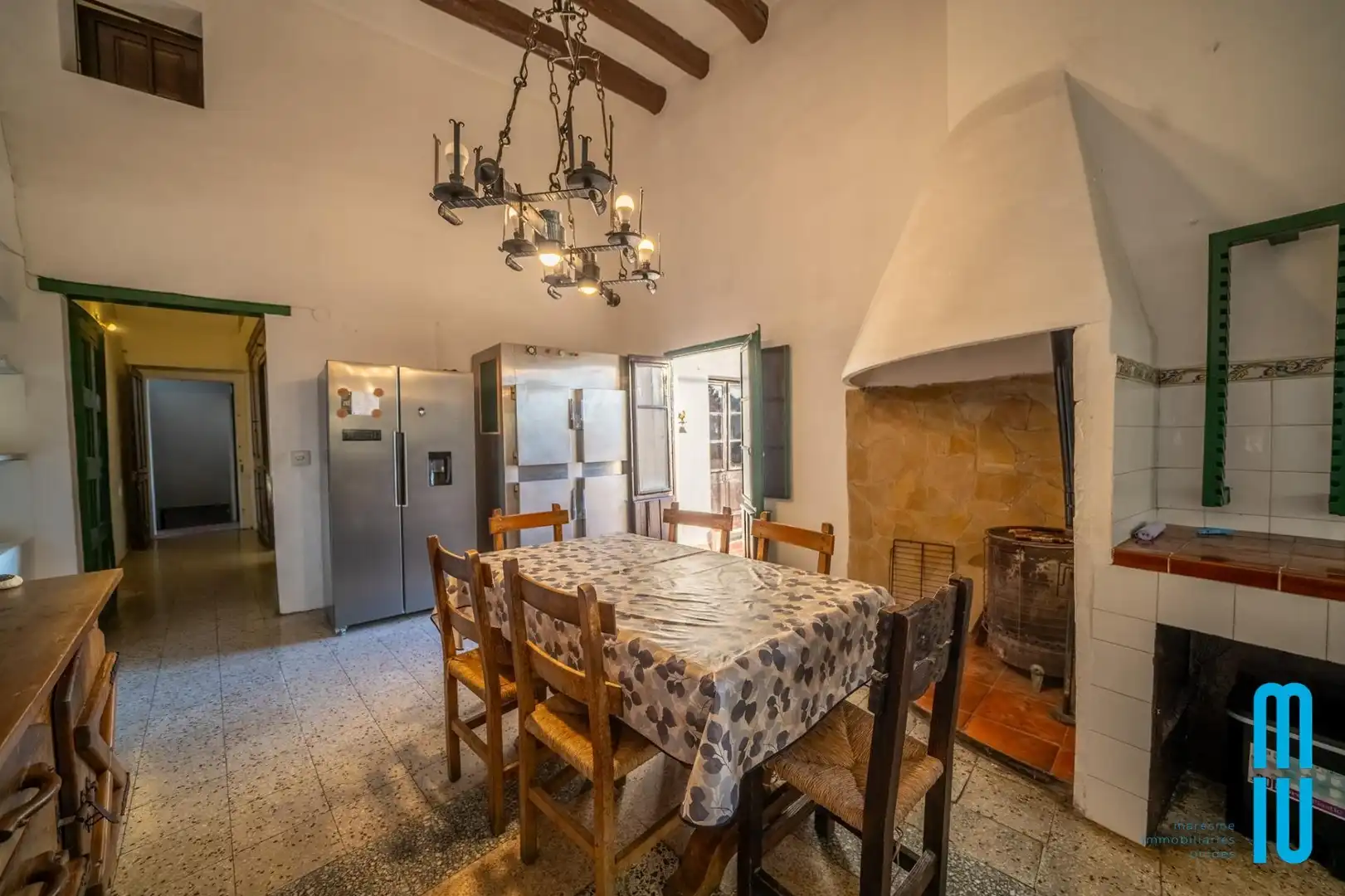 Comedor de Finca rústica de alquiler en Pineda de Mar con Calefacción, Jardín privado y Terraza