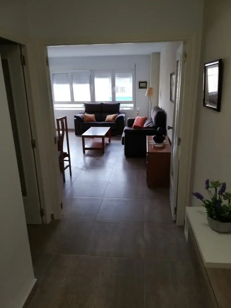 Sala de estar de Piso de alquiler en Murcia con Aire acondicionado, Terraza y Amueblado