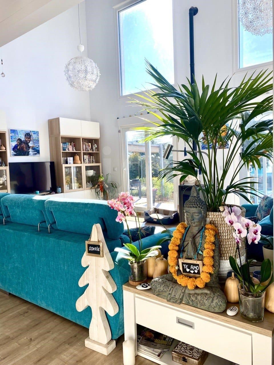 Sala de estar de Casa o chalet en venta en Alella con Aire acondicionado, Calefacción y Terraza