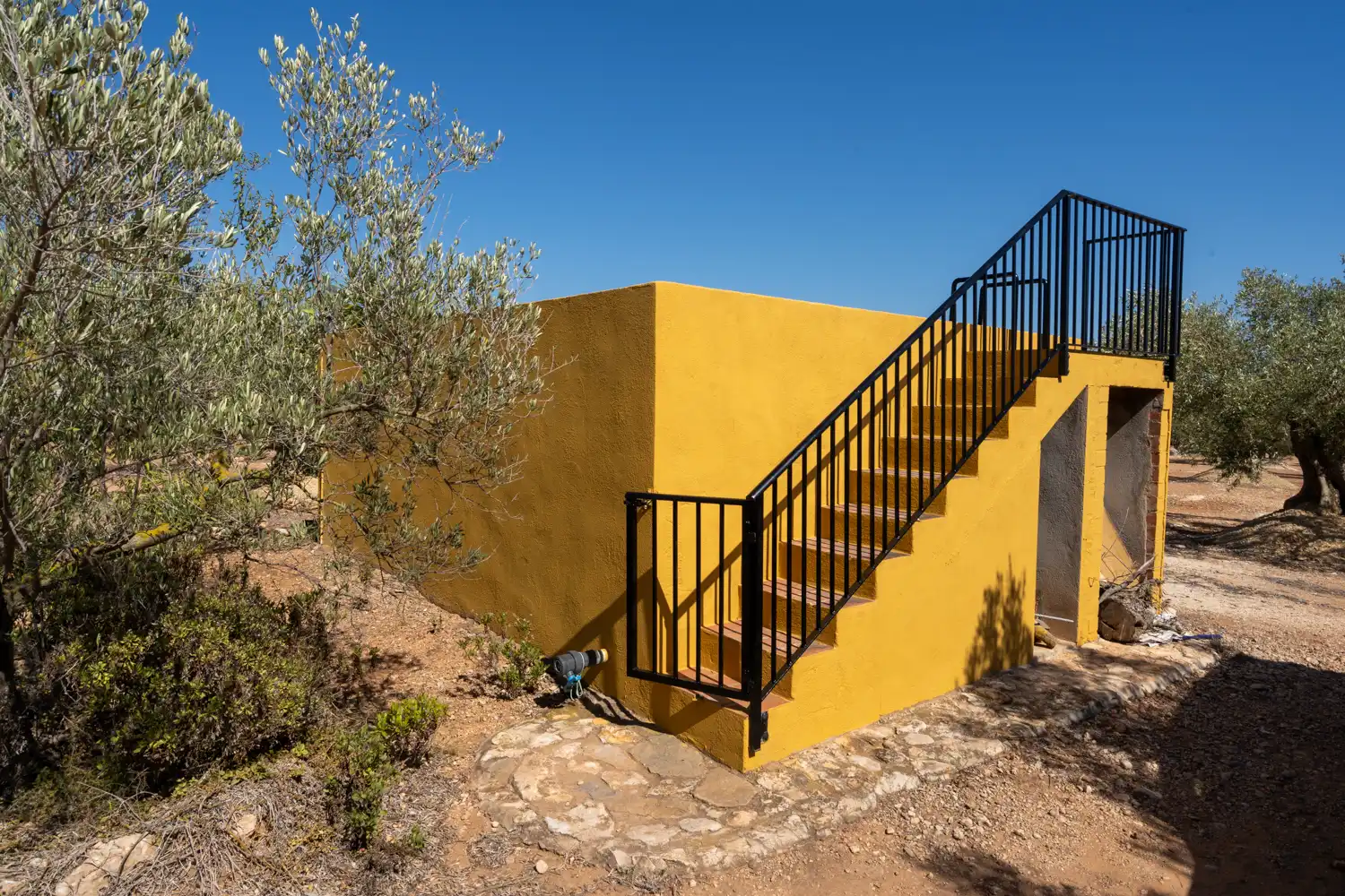 Vista exterior de Finca rústica en venta en L'Aldea con Terraza y Amueblado