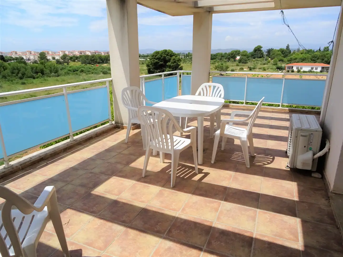 Terrassa de Apartament de lloguer en Alcalà de Xivert amb Aire condicionat, Terrassa i Moblat