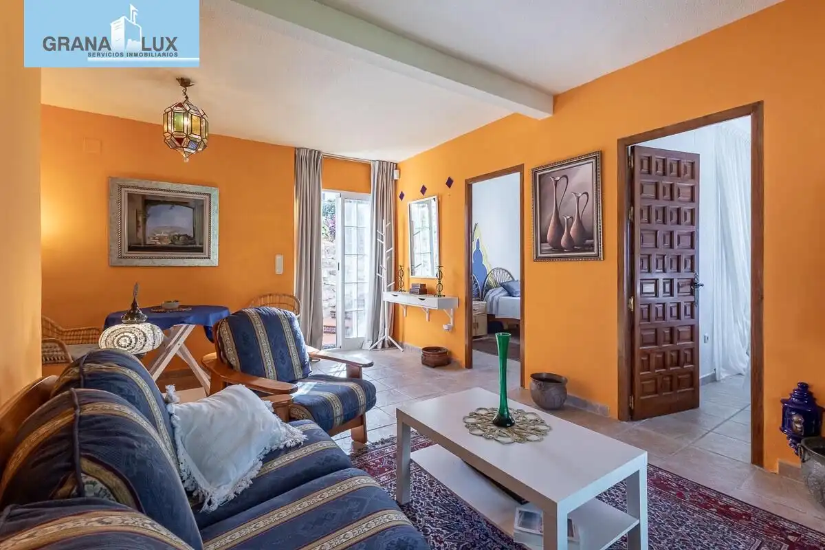 Living room of Houses for sale in Almuñécar  with Air Conditioner, Heating and Private garden