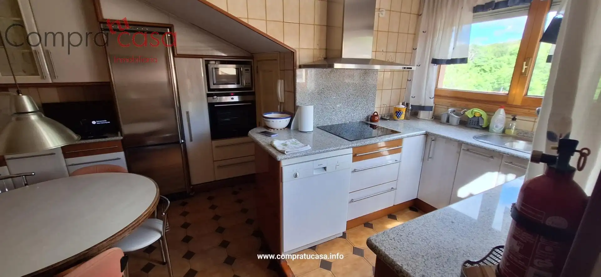 Kitchen of Attic for sale in Segovia  with Heating, Parquet flooring and Terrace