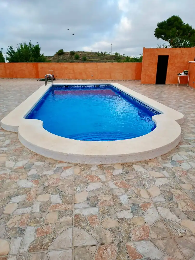 Piscina de Casa o xalet en venda en Cartagena amb Aire condicionat, Calefacció i Jardí privat