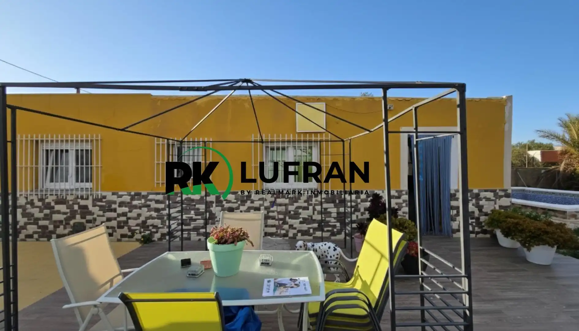 Terraza de Casa o chalet en venta en Alicante / Alacant con Jardín privado y Piscina