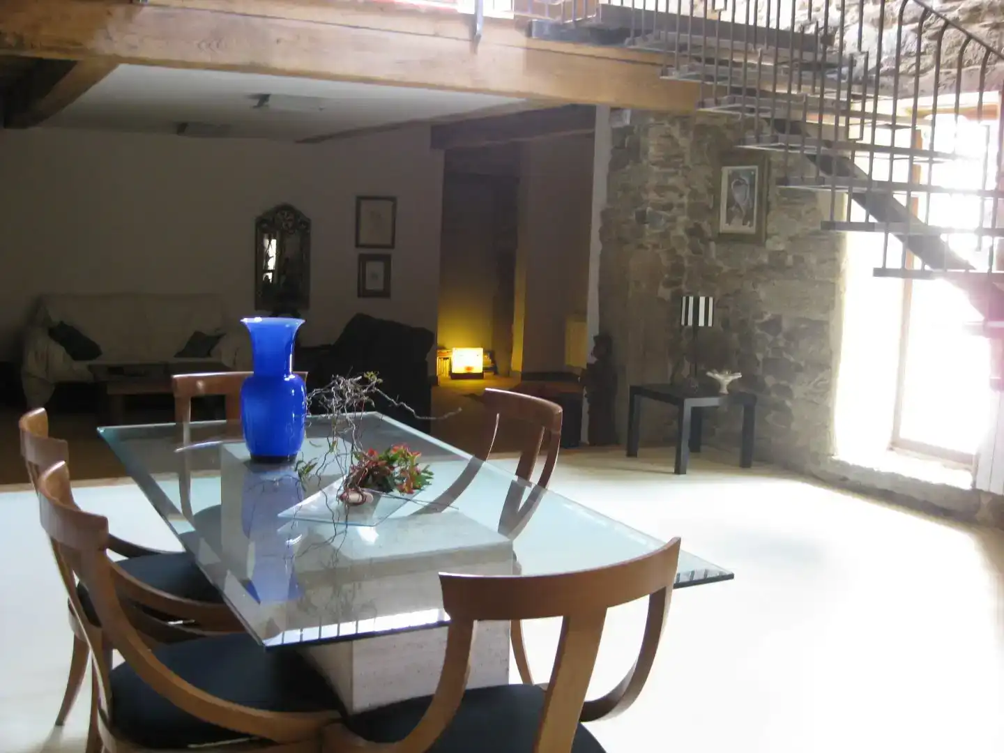 Menjador de Finca rústica en venda en Guitiriz amb Balcó