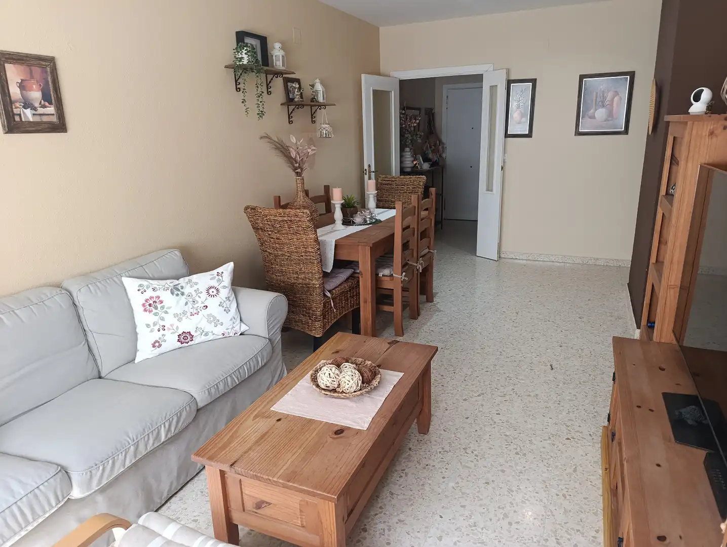 Sala de estar de Piso en venta en Jerez de la Frontera con Aire acondicionado