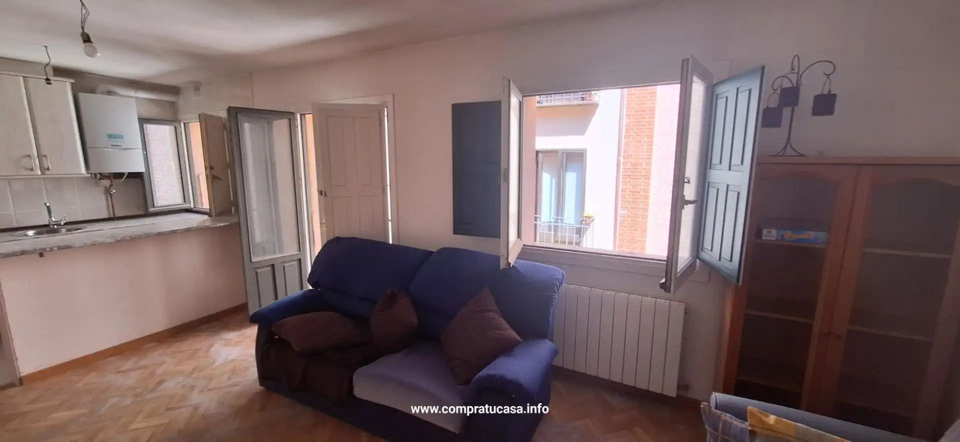 Sala de estar de Piso en venta en Segovia con Calefacción, Jardín privado y Parquet