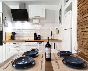 Kitchen of Flat for sale in  Barcelona Capital  with Heating, Furnished and Oven