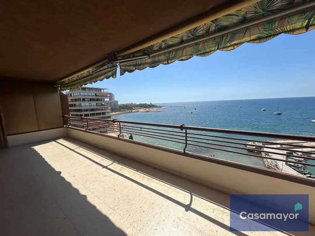Balcony of Flat for rent in Alicante / Alacant  with Air Conditioner, Heating and Private garden