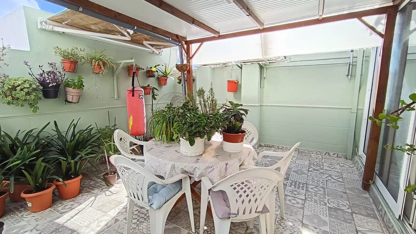 Terrace of Flat for sale in Sollana  with Air Conditioner, Storage room and Community pool